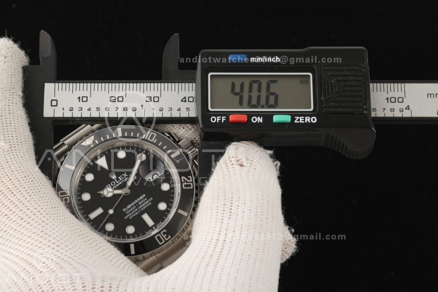 Submariner 41mm 126610 LN Black RICH 1:1 Best Edition 904L SS Case and Bracelet JH3285 V2 (Free Sprung)
