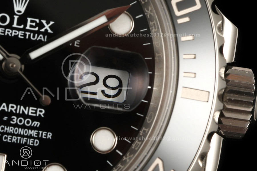 Submariner 41mm 126610 LN Black RICH 1:1 Best Edition 904L SS Case and Bracelet JH3285 V2 (Free Sprung)