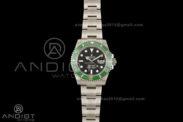 Submariner 41mm 126610 LV MK2 Kermit RICH 1:1 Best Edition 904L SS Case and Bracelet JH3285 V2
