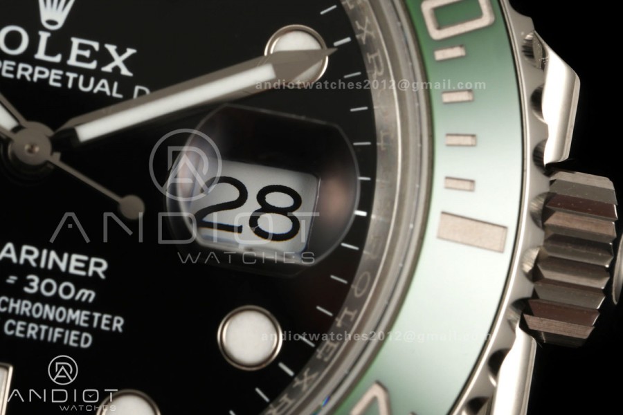Submariner 41mm 126610 LV MK2 Kermit RICH 1:1 Best Edition 904L SS Case and Bracelet JH3285 V2