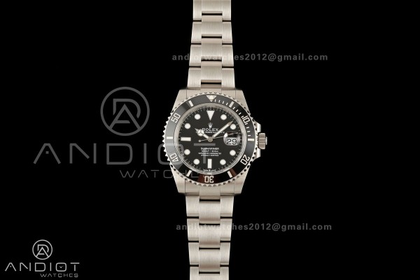 Submariner 41mm 126610 LN Black RICH 1:1 Best Edition 904L SS Case and Bracelet JH3285 V2