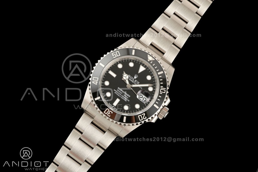 Submariner 41mm 126610 LN Black RICH 1:1 Best Edition 904L SS Case and Bracelet JH3285 V2