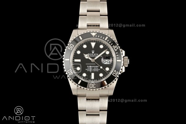 Submariner 41mm 126610 LN Black RICH 1:1 Best Edition 904L SS Case and Bracelet JH3285 V2