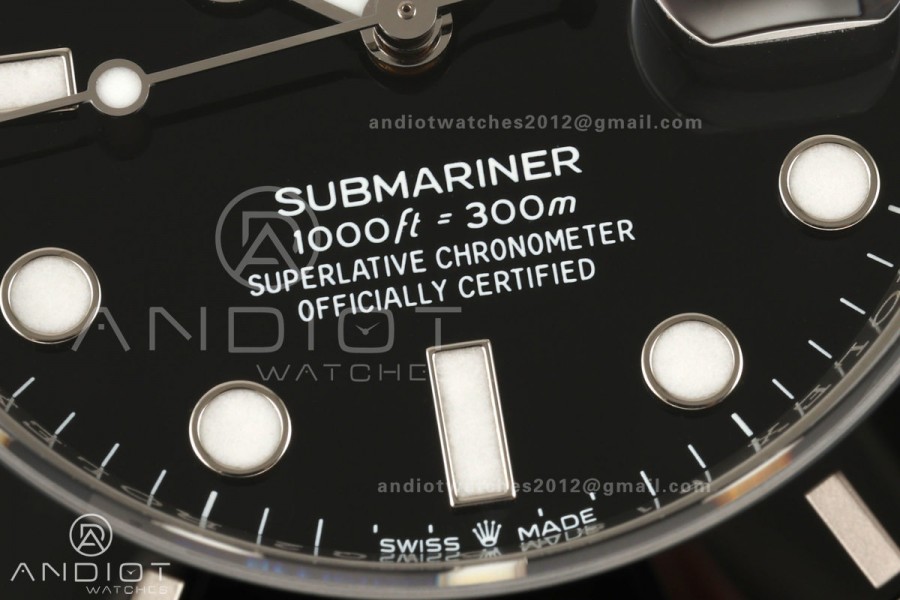 Submariner 41mm 126610 LN Black RICH 1:1 Best Edition 904L SS Case and Bracelet JH3285 V2