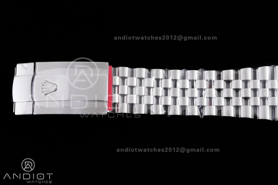 DateJust 41 126334 904L SS VSF 1:1 Best Edition V2 Blue Fluted Dial Stick Marker On Jubilee Bracelet DD3235