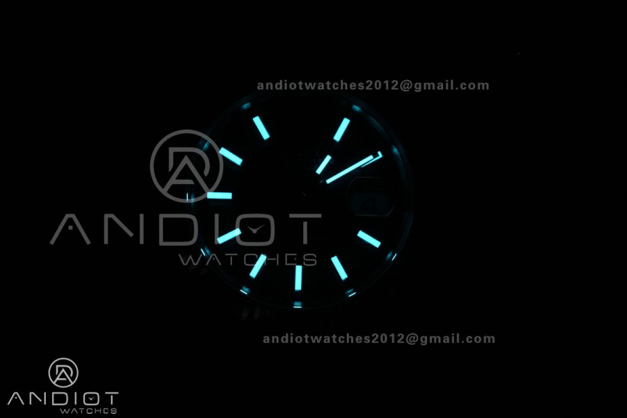 DateJust 41 126334 904L SS VSF 1:1 Best Edition V2 Blue Fluted Dial Stick Marker On Jubilee Bracelet DD3235