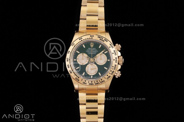 Daytona 126508 Gain Weight VSF 1:1 Best Edition Green Dial On Oyster Bracelet DD4131