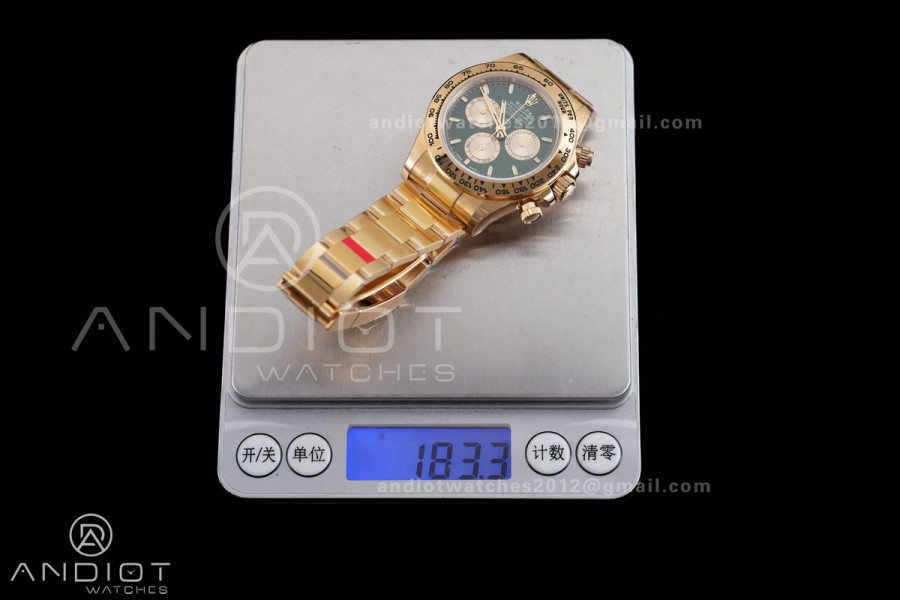 Daytona 126508 Gain Weight VSF 1:1 Best Edition Green Dial On Oyster Bracelet DD4131