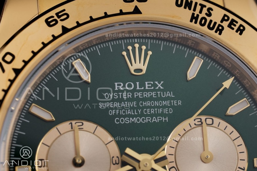 Daytona 126508 Gain Weight VSF 1:1 Best Edition Green Dial On Oyster Bracelet DD4131