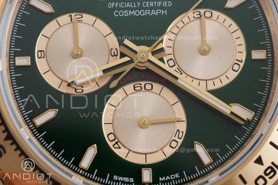 Daytona 126508 Gain Weight VSF 1:1 Best Edition Green Dial On Oyster Bracelet DD4131