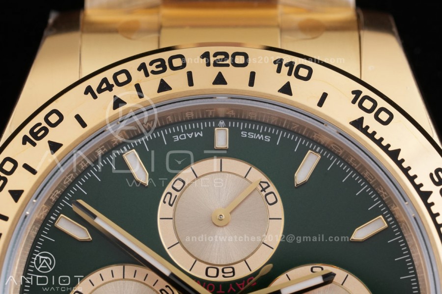 Daytona 126508 Gain Weight VSF 1:1 Best Edition Green Dial On Oyster Bracelet DD4131