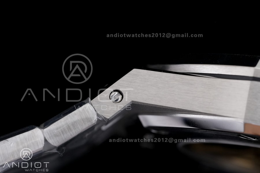 Royal Oak 41mm 15400 SS ZF 1:1 Best Edition Gray Textured Dial on SS Bracelet V2 SA3120 Super Clone