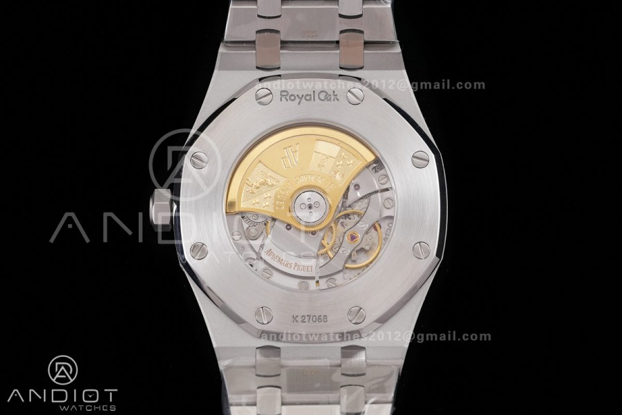 Royal Oak 41mm 15400 SS ZF 1:1 Best Edition Gray Textured Dial on SS Bracelet V2 SA3120 Super Clone