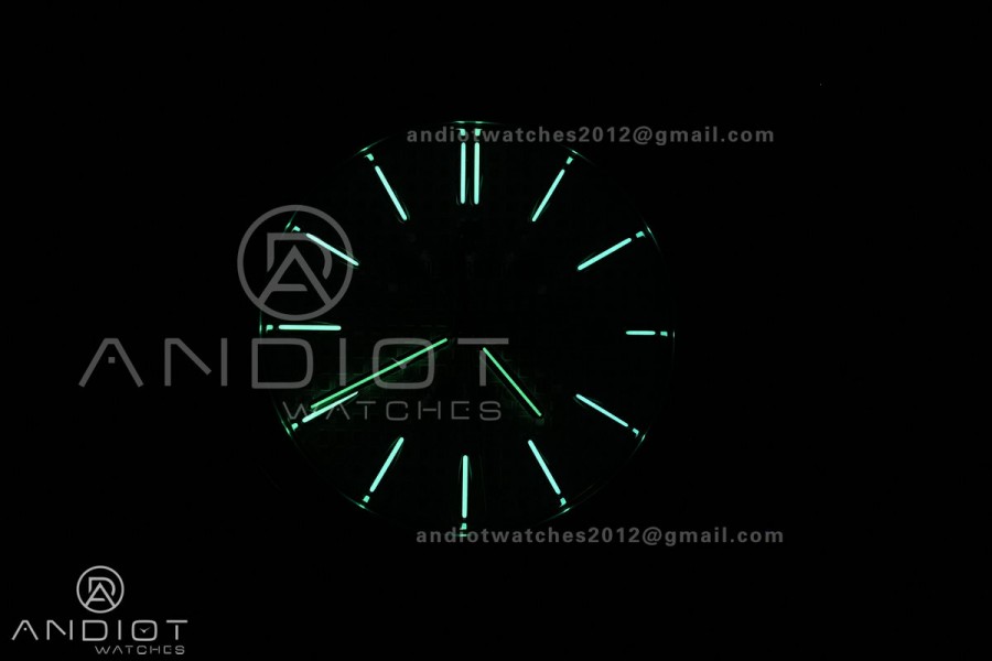 Royal Oak 41mm 15400 RG ZF 1:1 Best Edition Black Textured Dial on RG Bracelet V2 SA3120 Super Clone