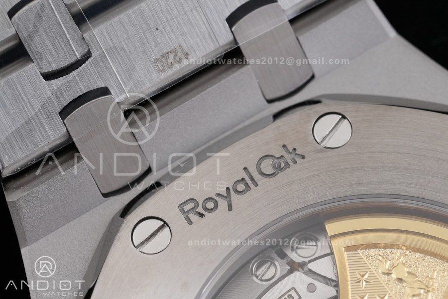 Royal Oak 41mm 15400 SS ZF 1:1 Best Edition Blue Textured Dial on SS Bracelet SA3120 V2 Super Clone