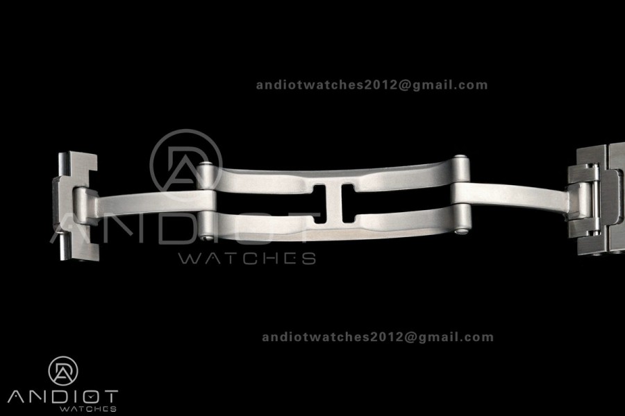 Santos de Cartier 27mm SS/YG AF 1:1 Best Edition Silver Dial Diamond Bezel On SS/YG SmartLinks Bracelet Ronda Quartz