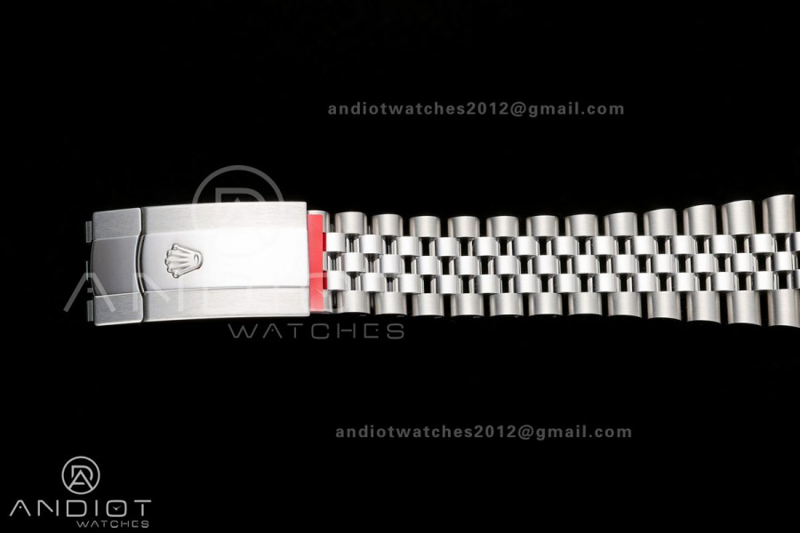 DateJust 41 126300 904L SS ARF 1:1 Best Edition Green Textured Stick Dial on Jubilee Bracelet DD3235