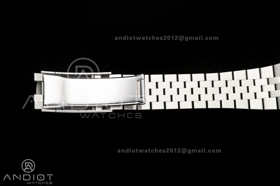 DateJust 41 126300 904L SS ARF 1:1 Best Edition Green Textured Stick Dial on Jubilee Bracelet DD3235