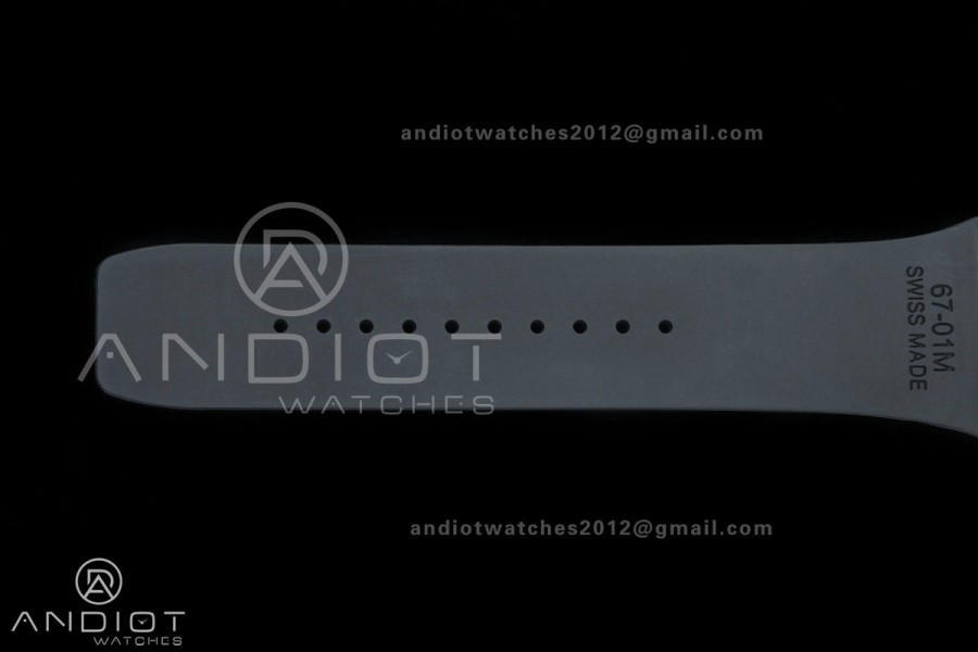AVF RM67-01 Titanium Skeleton Dial on Black Rubber Strap CRMA6 Clone