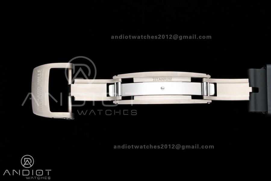 AVF RM67-01 Titanium Skeleton Dial on Black Rubber Strap CRMA6 Clone