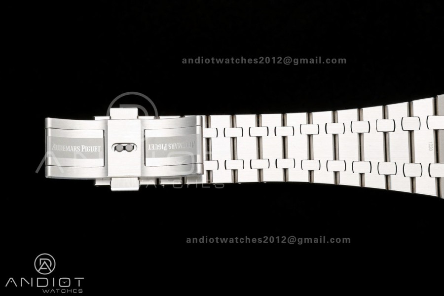 Royal Oak 41mm Openworked 15407 SS DDF 1:1 Best Edition on SS Bracelet SA3132 Double Balance Wheels