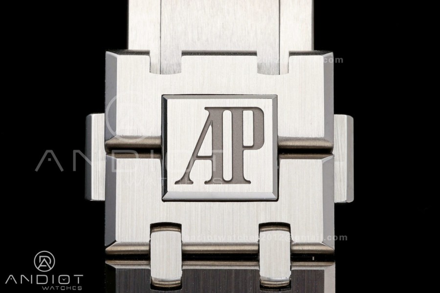 Royal Oak 41mm Openworked 15407 SS DDF 1:1 Best Edition on SS Bracelet SA3132 Double Balance Wheels