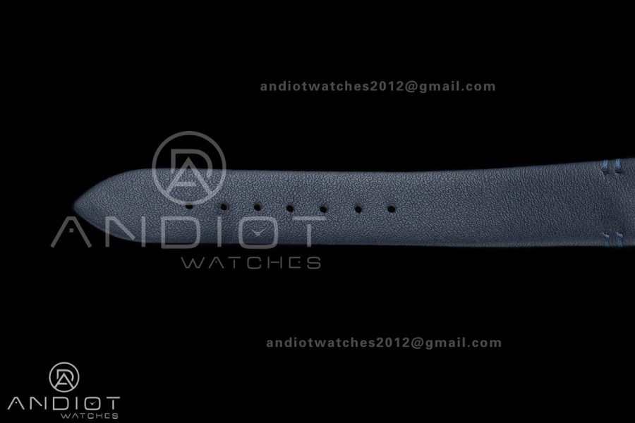 Santos De Cartier DRF 27mm SS/LE Silver Dial Leather Strap Quartz
