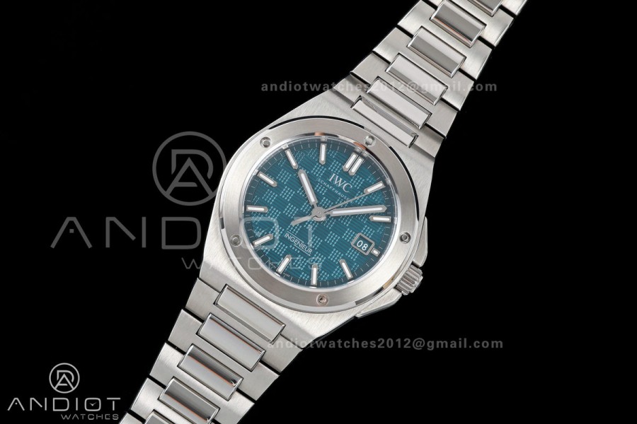 Ingenieur Automatic 40 SS MZF 1:1 Best Edition Turquoise Dial on SS Bracelet A2892