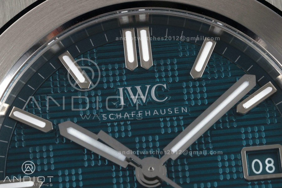 Ingenieur Automatic 40 SS MZF 1:1 Best Edition Turquoise Dial on SS Bracelet A2892
