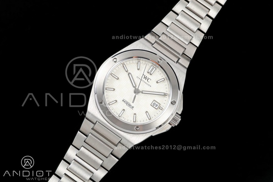 Ingenieur Automatic 40 SS MZF 1:1 Best Edition White Dial on SS Bracelet A2892