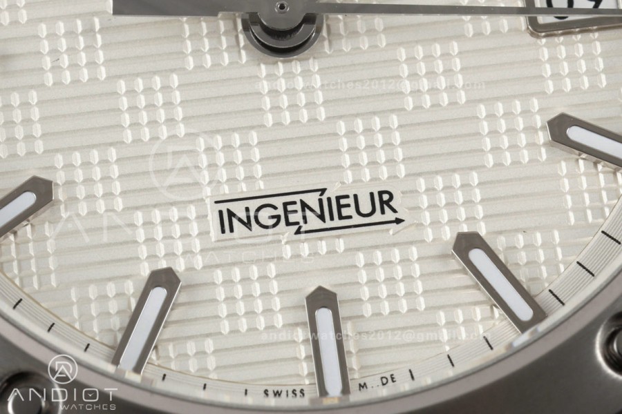 Ingenieur Automatic 40 SS MZF 1:1 Best Edition White Dial on SS Bracelet A2892