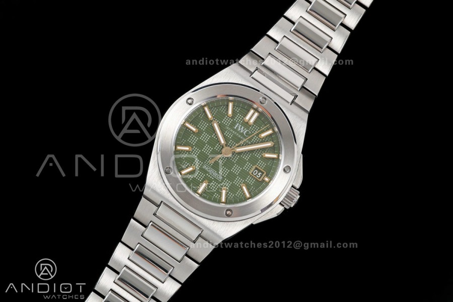 Ingenieur Automatic 40 SS MZF 1:1 Best Edition Green/YG Dial on SS Bracelet A2892