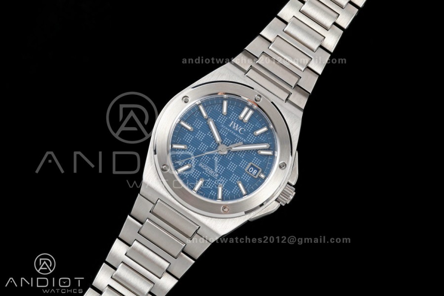Ingenieur Automatic 40 SS MZF 1:1 Best Edition Blue Dial on SS Bracelet A2892
