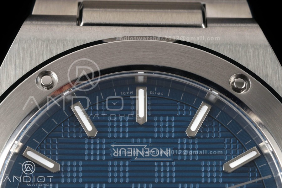 Ingenieur Automatic 40 SS MZF 1:1 Best Edition Blue Dial on SS Bracelet A2892