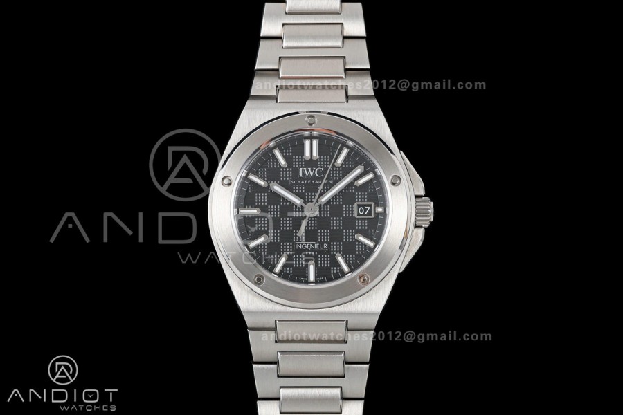 Ingenieur Automatic 40 SS MZF 1:1 Best Edition Black Dial on SS Bracelet A2892
