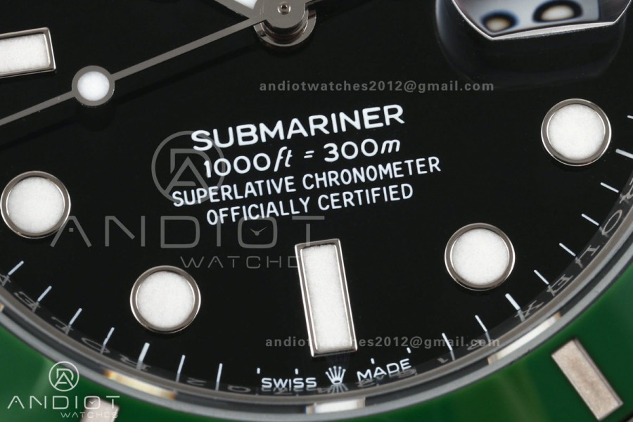 Submariner 41mm 126610 LV MK2 Kermit RICH 1:1 Starbucks Best Edition 904L SS Case and Bracelet JH3285 V2 (Free Sprung)