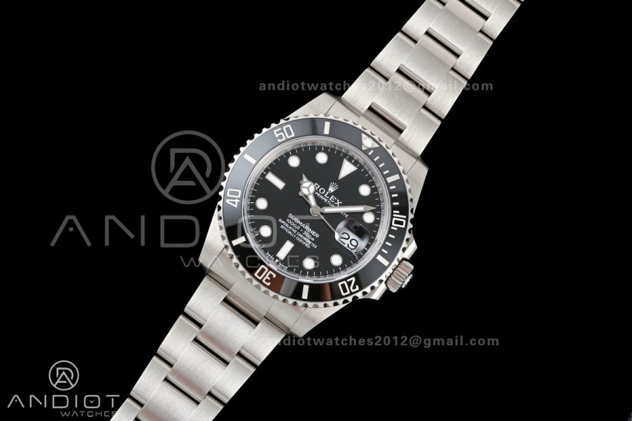 Submariner 41mm 126610 LN Black RICH 1:1 Best Edition 904L SS Case and Bracelet JH3285 V2 (Free Sprung)