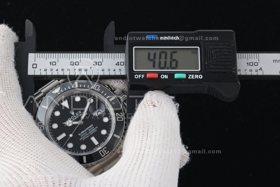 Submariner 41mm 126610 LN Black RICH 1:1 Best Edition 904L SS Case and Bracelet JH3285 V2 (Free Sprung)