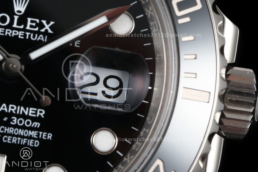 Submariner 41mm 126610 LN Black RICH 1:1 Best Edition 904L SS Case and Bracelet JH3285 V2 (Free Sprung)