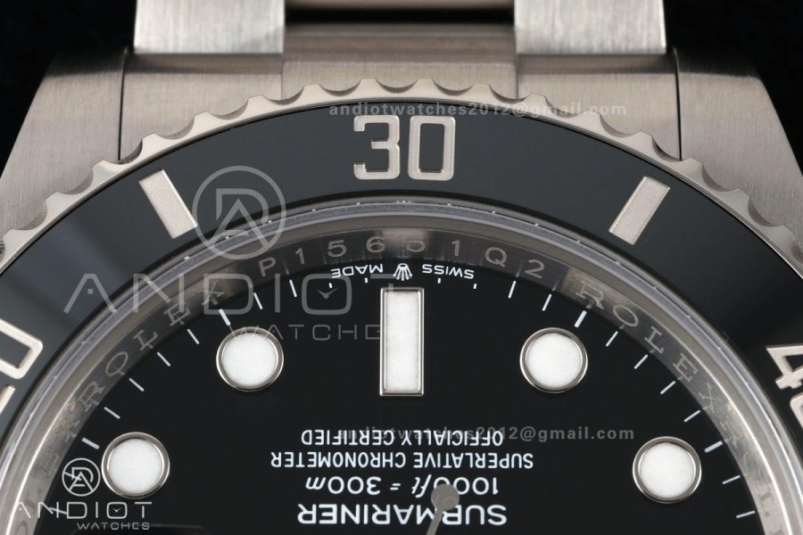 Submariner 41mm 126610 LN Black RICH 1:1 Best Edition 904L SS Case and Bracelet JH3285 V2 (Free Sprung)