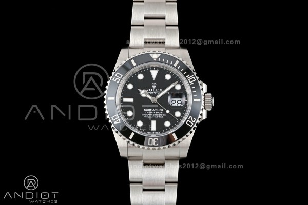 Submariner 41mm 126610 LN Black RICH 1:1 Best Edition 904L SS Case and Bracelet JH3285 V2