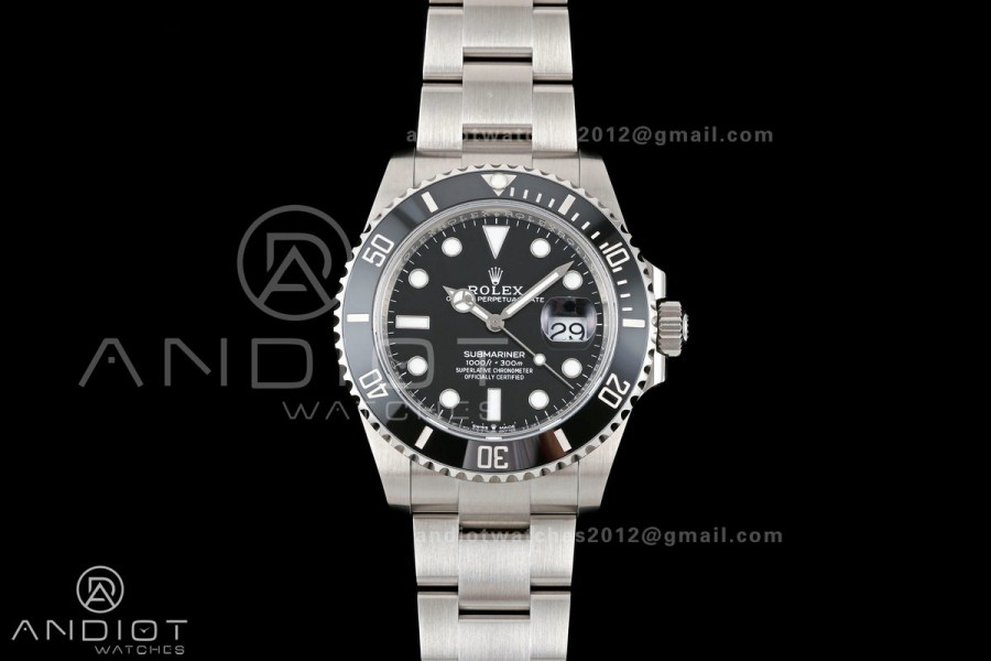 Submariner 41mm 126610 LN Black RICH 1:1 Best Edition 904L SS Case and Bracelet JH3285 V2