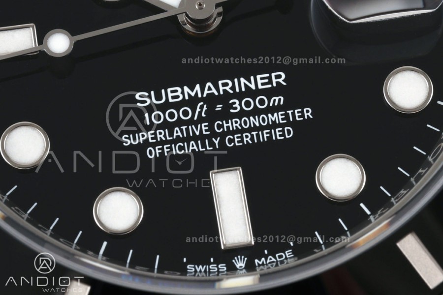 Submariner 41mm 126610 LN Black RICH 1:1 Best Edition 904L SS Case and Bracelet JH3285 V2