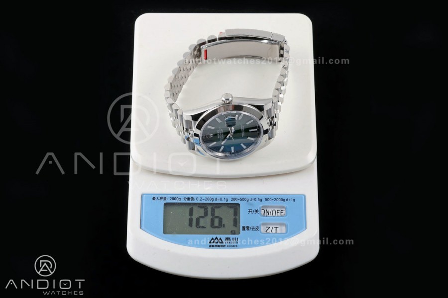 DateJust 41 126300 SEEK 1:1 Best Edition 904L Steel Green Ombre Dial on Jubilee Bracelet VR3235