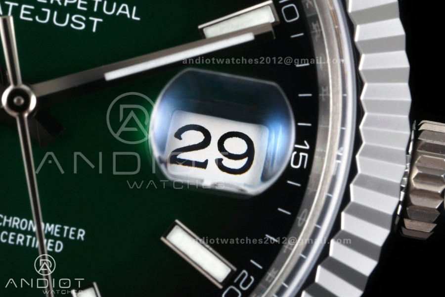 DateJust 41 126334 SEEK 1:1 Best Edition 904L Steel Green Ombre Dial on Jubilee Bracelet VR3235