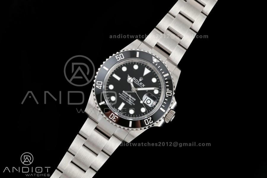 Submariner 41mm 126610 LN Black QF 1:1 Best Edition 904L SS Case and Bracelet JH3285 (Free Sprung)