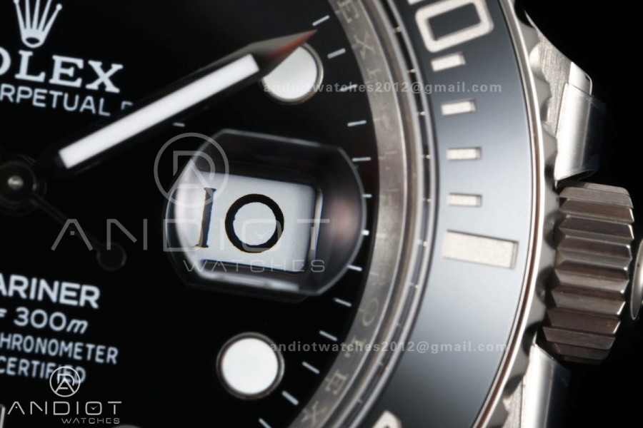 Submariner 41mm 126610 LN Black QF 1:1 Best Edition 904L SS Case and Bracelet JH3285 (Free Sprung)