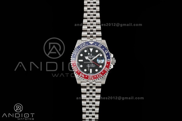 GMT-Master II 126710 BLRO 904L Steel RICH 1:1 Best Edition on Jubilee Bracelet JH3285 (Free Sprung) V2
