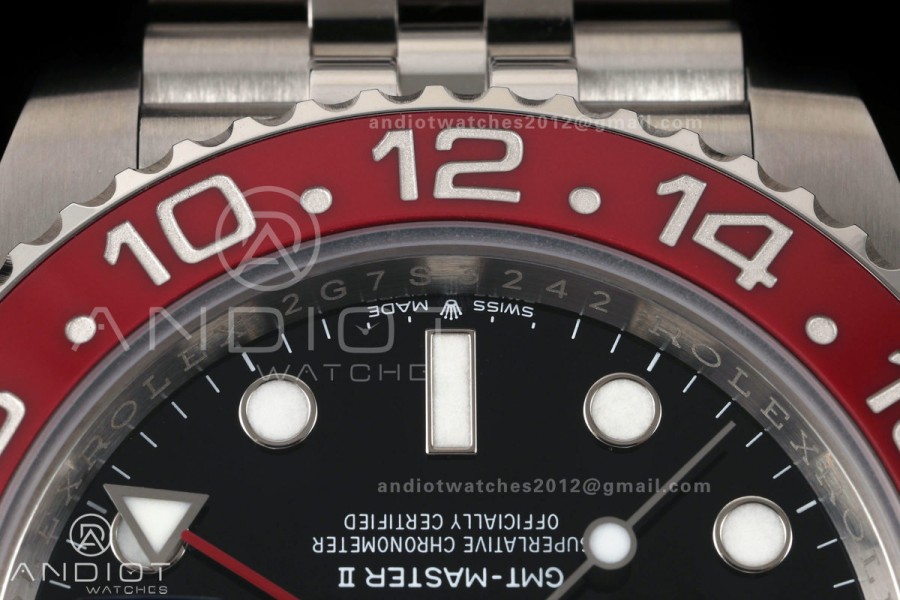 GMT-Master II 126710 BLRO 904L Steel RICH 1:1 Best Edition on Jubilee Bracelet JH3285 (Free Sprung) V2