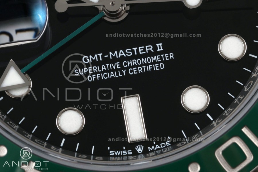 GMT-Master II 126720 VTNR 904L Steel RICH 1:1 Best Edition on Jubilee Bracelet JH3285 (Free Sprung) V2